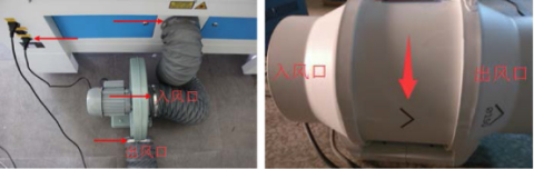 出入風(fēng)口方向裝反