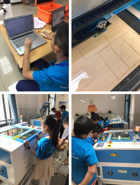 只需要等待短短幾分鐘，小選手們就能拿到與自己設計的分毫不差的結構件，組裝，將自己的創(chuàng)意變?yōu)楝F(xiàn)實。