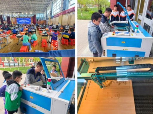 雷宇為本次活動(dòng)提供了LaserMaker建模軟件與激光切割機(jī)支持。